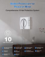 Robot Limpiador de Ventanas ECOVACS WINBOT W2 PRO 3 Boquillas Win-SLAM 4.0 10 Niveles Protección