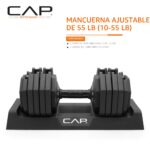 CAP Adjustabel - Pesas de mancuernas ajustables, individuales y pares, 12.5 libras, 25 libras y 55 libras, múltiples opc