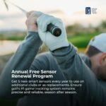Paquete de sensores inteligentes Arccos - Sensores de humo de 4ª generación, Link Pro y membresía del primer año
