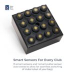 Paquete de sensores inteligentes Arccos - Sensores de humo de 4ª generación, Link Pro y membresía del primer año