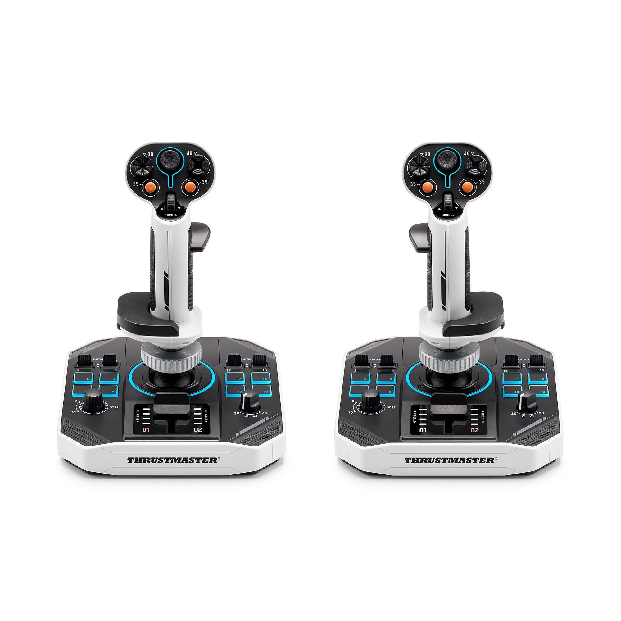 Version 1.0.0 Joystick Dual Thrustmaster Sol-R2 HOSAS 2960939 Tecnologia Hall Effect 16 Bits 88 Botones Simulacion Espacial PC