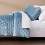 Juego de Edredón King California King Lush Decor Triangle Home Fashions 194938074032 3 piezas terciopelo bordado diseño