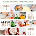 Batería de cocina juego de ollas y sartenes NutriChef NCCW75TBR 75 piezas antiadherente de cerámica con utensilios molde