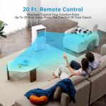 Aire acondicionado portátil 3 en 1 GarveeTech GT_32QLpYzj20 8000 BTU deshumidificador ventilador 2 velocidades temporiza