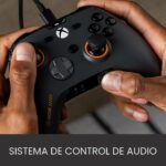 Control Xbox con Cable SCUF VALOR PRO 505-178-04-102-NA paletas traseras personalizables gatillos instantáneos joysticks