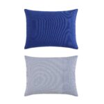 Juego de edredón micro piqué Tommy Hilfiger Revman International USHSFN1323279 azul King súper suave con fundas a juego