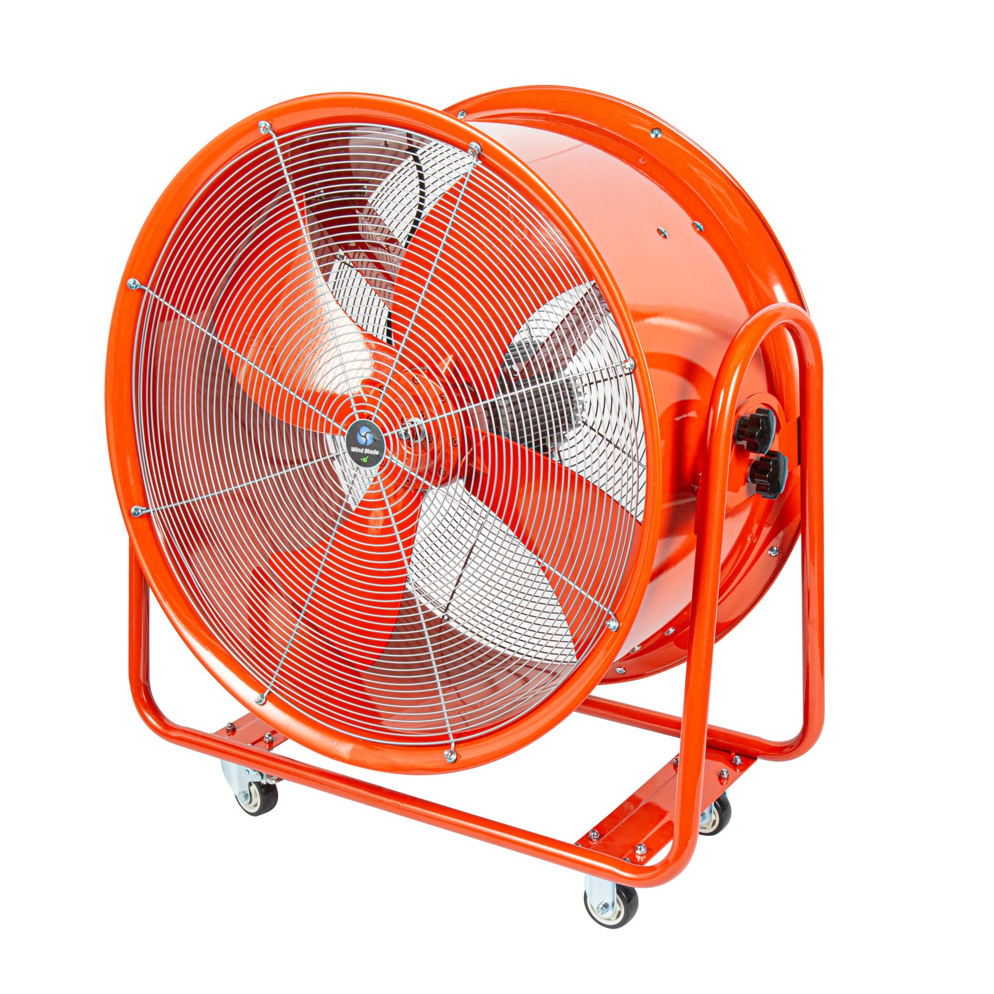 Version 1.0.0 Ventilador Industrial Portátil Restaurantware Wind Blade RWT1896R 32 pulgadas motor 3/4 HP 9286 CFM acero rojo