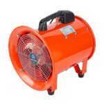 Ventilador industrial portátil Restaurantware Wind Blade RWT1894R motor 1/2 HP 1960 CFM acero rojo silencioso
