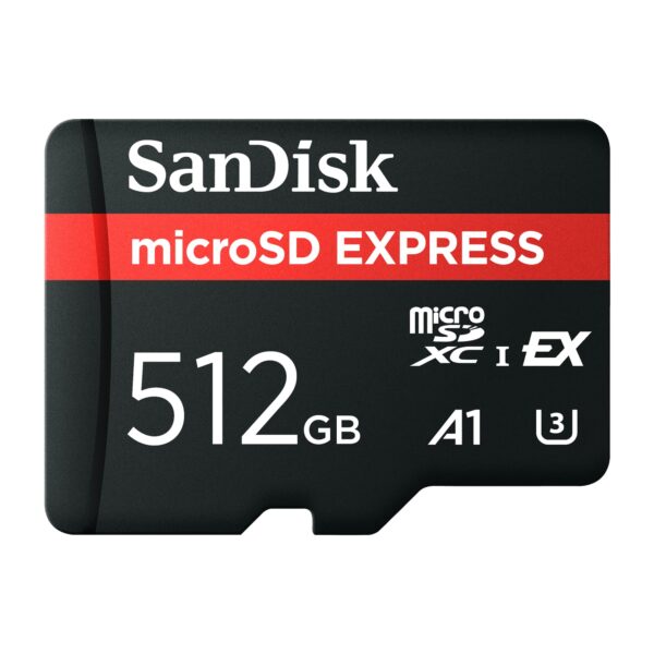 SanDisk Tarjeta microSD Express de 512 GB, funciona con Nintendo-Switch 2, lectura de hasta 880 MB/s, escritura de hasta