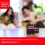SanDisk Tarjeta microSD Express de 512 GB, funciona con Nintendo-Switch 2, lectura de hasta 880 MB/s, escritura de hasta