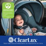 Chicco KeyFit Max Zip ClearLux Asiento de Auto para Bebés y Base, Asiento Orientado hacia Atrás para Bebés de 4-30 libra