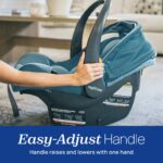 Chicco KeyFit Max Zip ClearLux Asiento de Auto para Bebés y Base, Asiento Orientado hacia Atrás para Bebés de 4-30 libra
