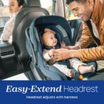 Chicco KeyFit Max Zip ClearLux Asiento de Auto para Bebés y Base, Asiento Orientado hacia Atrás para Bebés de 4-30 libra