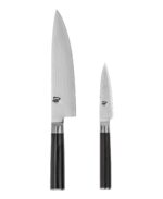 Shun Juego de iniciación clásico de 2 piezas, incluye cuchillos de chef de 8 pulgadas y 3.5 pulgadas, juego de cuchillos