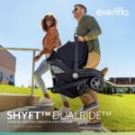 Combo asiento de auto infantil y cochecito Evenflo Shyft DualRide CS150112473 almacenamiento Carryall gris Boone