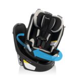 Asiento de auto rotacional 2 en 1 Evenflo Revolve360 Slim CS260112467 con cubierta de limpieza rápida negro Salem
