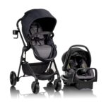 Sistema modular de viaje Evenflo Pivot TS100411990 con asiento de auto infantil LiteMax y carriola 3 en 1 gris casual