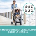 Sistema modular de viaje Evenflo Pivot TS100411990 con asiento de auto infantil LiteMax y carriola 3 en 1 gris casual