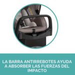 Sistema modular de viaje Evenflo Pivot TS100411990 con asiento de auto infantil LiteMax y carriola 3 en 1 gris casual