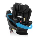 Asiento de coche giratorio todo en uno Evenflo Gold Revolve360 Extend CS360212310 con SensorSafe color negro ónix