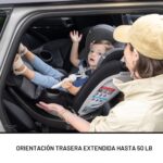 Asiento de coche giratorio todo en uno Evenflo Gold Revolve360 Extend CS360212310 con SensorSafe color negro ónix