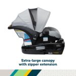 Safety 1st® onBoard™ Slide DLX - Asiento infantil para automóvil con base SafetySlide™, enganche LATCH rígido fácil de i