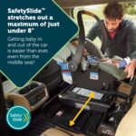 Safety 1st® onBoard™ Slide DLX - Asiento infantil para automóvil con base SafetySlide™, enganche LATCH rígido fácil de i