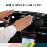 Safety 1st® onBoard™ Slide DLX - Asiento infantil para automóvil con base SafetySlide™, enganche LATCH rígido fácil de i