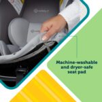 Safety 1st® onBoard™ Slide DLX - Asiento infantil para automóvil con base SafetySlide™, enganche LATCH rígido fácil de i