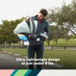 Safety 1st® onBoard™ Slide DLX - Asiento infantil para automóvil con base SafetySlide™, enganche LATCH rígido fácil de i
