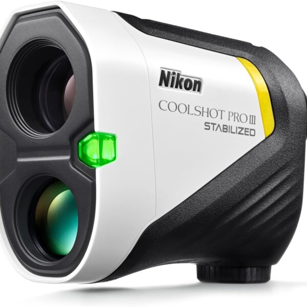 Nikon COOLSHOT PROIII ESTABILIZADO Telémetro láser de golf | Óptica monocular impermeable 6X con hiperlectura, compensac