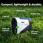 Nikon COOLSHOT PROIII ESTABILIZADO Telémetro láser de golf | Óptica monocular impermeable 6X con hiperlectura, compensac