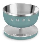 Smeg Balanza digital de cocina contemporánea con tazón extraíble (Jade) KSC01EGMUS
