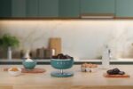 Smeg Balanza digital de cocina contemporánea con tazón extraíble (Jade) KSC01EGMUS