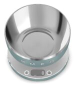 Smeg Balanza digital de cocina contemporánea con tazón extraíble (Jade) KSC01EGMUS