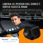 Rueda de carreras Logitech G RS50 941-000264 Direct Drive 8 Nm 11 pulgadas 13 botones TRUEFORCE PS5 PS4 PC