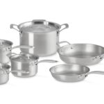 Batería de cocina Le Creuset US00163000001001 de acero inoxidable 10 piezas