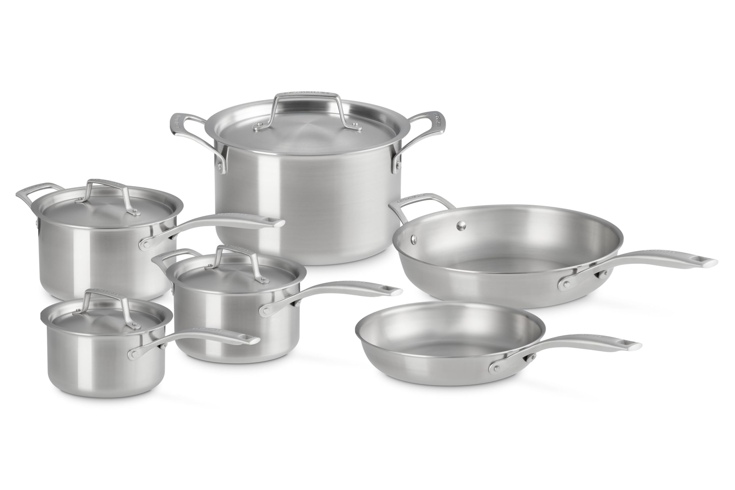 Version 1.0.0 Batería de cocina Le Creuset US00163000001001 de acero inoxidable 10 piezas