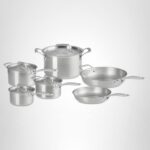 Batería de cocina Le Creuset US00163000001001 de acero inoxidable 10 piezas