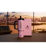 Termo Vaso Térmico Stanley 100000005912 Messi Quencher ProTour con Popote Abatible 40 oz 1.18 Litros