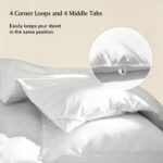 Edredón de plumón de ganso blanco Beautyrest Blue Ridge Home Fashion BR003023 100% algodón talla King 106 x 90 pulgadas