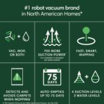 Robot aspirador trapeador iRobot Roomba 105 Combo modelo Y354020 base vaciado automático 75 días navegación LiDAR succió