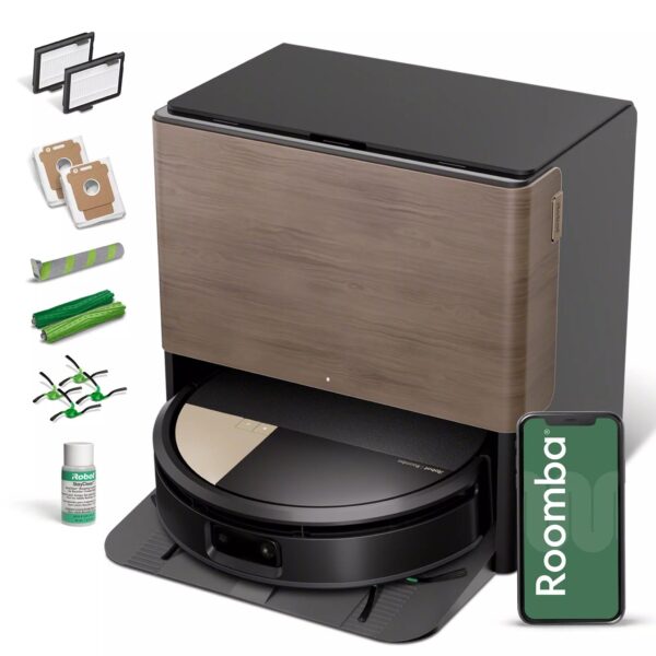 Robot Aspirador y Trapeador iRobot Roomba Max 705 Combo con Estación de Autolavado rodillo autolimpiante extensible fund
