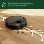 Robot Aspirador y Fregona iRobot Roomba Plus 505 N185020 con Base AutoWash, Almohadillas DualClean PerfectEdge, Vaciado
