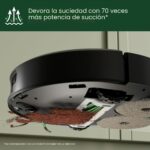 Robot Aspirador y Fregona iRobot Roomba Plus 505 N185020 con Base AutoWash, Almohadillas DualClean PerfectEdge, Vaciado