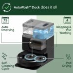 Robot aspiradora y trapeadora iRobot Roomba Plus 405 G185020 base AutoWash almohadillas giratorias vaciado automático