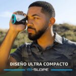 Telémetro láser de golf Bushnell A1-Pendiente – Ultracompacto, aumento de 6×, recargable por USB-C, Pinseeker JOLT, pend