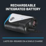 Telémetro láser de golf Bushnell A1-Pendiente – Ultracompacto, aumento de 6×, recargable por USB-C, Pinseeker JOLT, pend