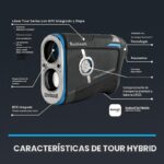 Bushnell Telémetro láser híbrido Golf Tour - GPS, compensación de pendiente, Pinseeker con bloqueo de bandera visual JOL