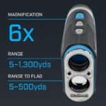 Bushnell Telémetro láser híbrido Golf Tour - GPS, compensación de pendiente, Pinseeker con bloqueo de bandera visual JOL